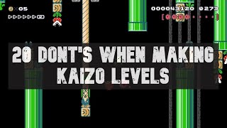 20 Dont's When Making Kaizo Levels