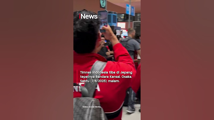 Tiba di Jepang,  Timnas Indonesia disambut Chant dari Suporter