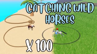Catching *100* Wild Horses! | Wild Horse Islands