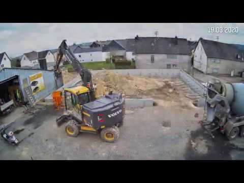 Update New Zeitrafferaufnahme Aufbau einer Stahlhalle - 2 Monate in 5 Minuten 4k