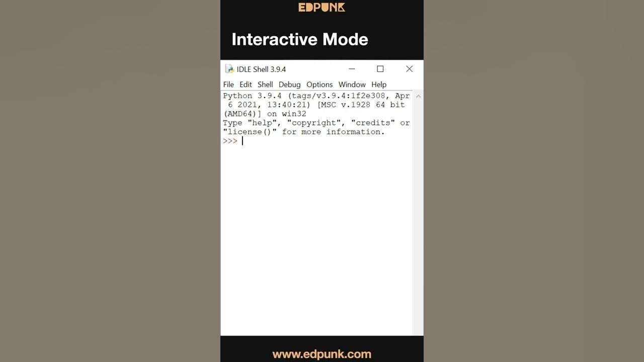 [Day 6] Execution Modes in Python | Learn Python | Dark Mode ...