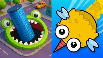 Hole.io VS Mosquito.io Max All Levels Gameplay Android,iOS NEW UPDATE