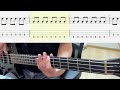 Coldplay  the scientist bass cover tab