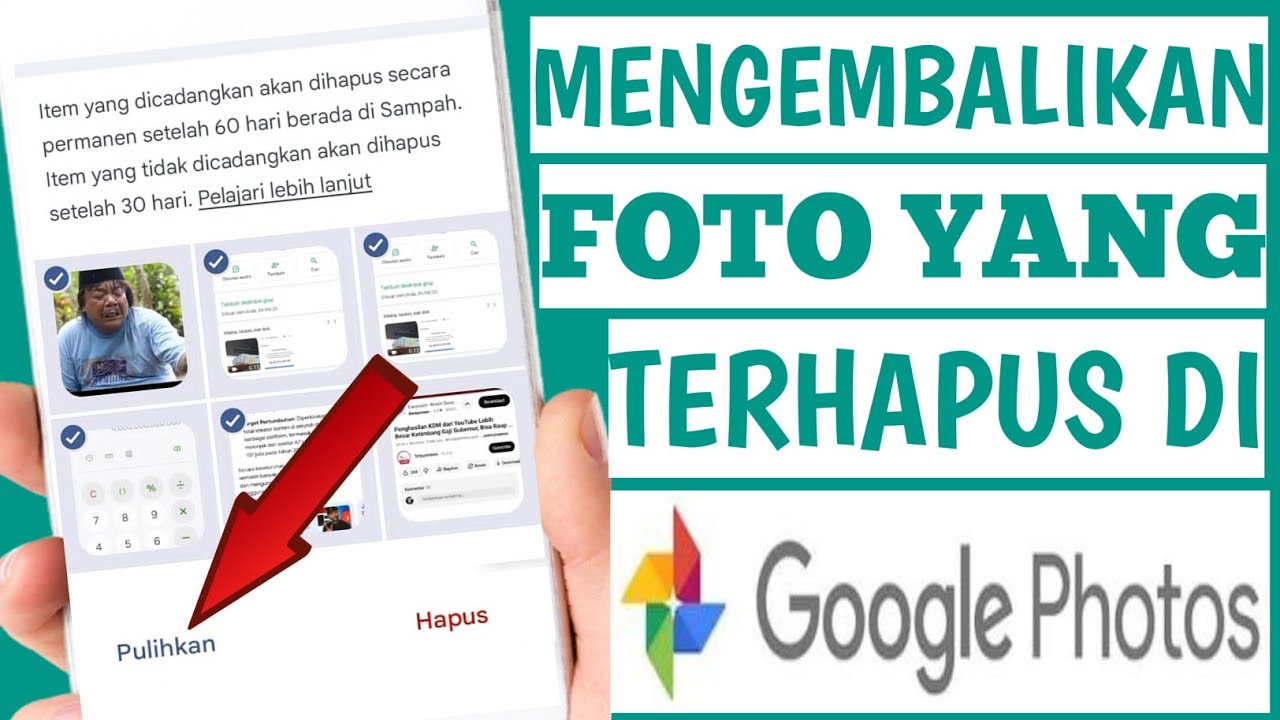 cara mengembalikan foto yang terhapus di google foto