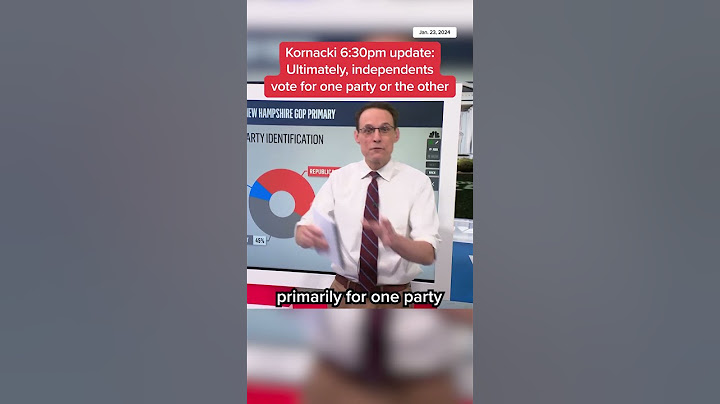 Kornacki: Ultimately, independents vote for one party or the other