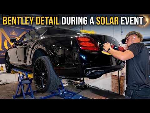Detailing Bentley's Rarest Supercar During A Solar Eclipse…