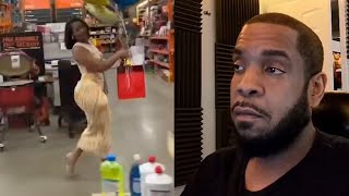 Woman surprises dad at home depot for fathers day | Crank Lucas