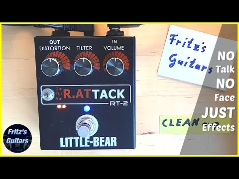 Little-Bear R.ATTACK RT-2 ***Clone of Proco RAT DISTORTION*** // 3x Modes: Dirt, Turbo, Vintage