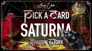 SATURNA | SHADOW WORK PICK A CARD READING | DARK MIRROR ORACLE DECK