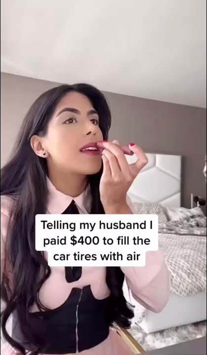 Telling My Husband I Paid $400 To Fill Our Tires With Air #shorts
