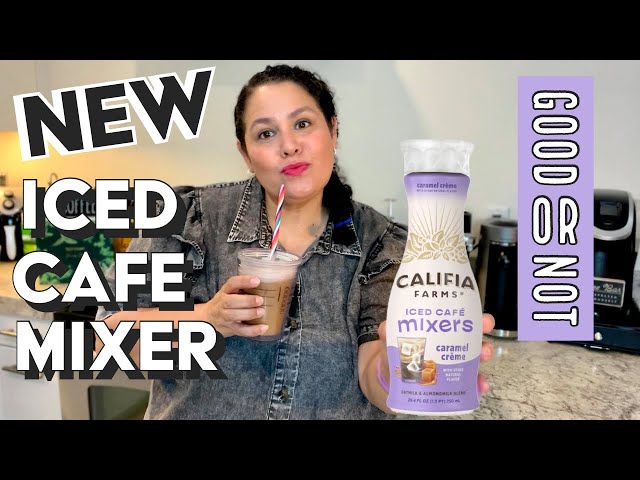 Califia Farms Caramel Crème Iced Café Mixer Iced Coffee Creamer