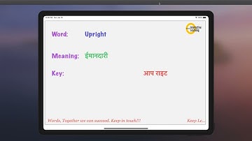 Upright  Meaning, Synonyms, Pronunciation, key to memorise