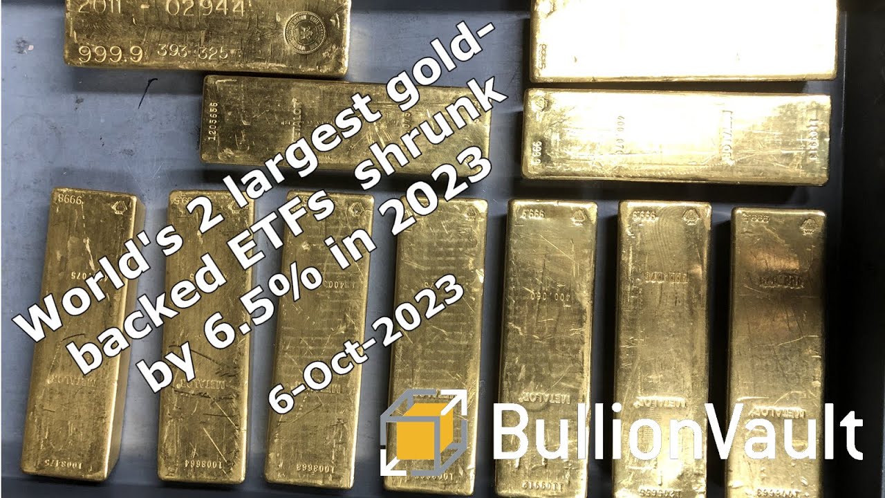 GLD &  IAU ETF Outflows See Gold Price Hit New 7-Month Lows on US Data - 06-10-23 - Gold Price News