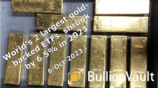 GLD &  IAU ETF Outflows See Gold Price Hit New 7-Month Lows on US Data - 06-10-23 - Gold Price News screenshot 2