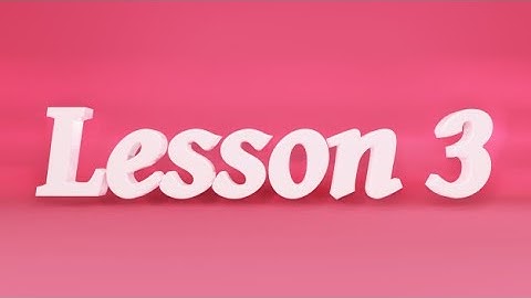 Unit 2 Lesson 3 Formatting Text