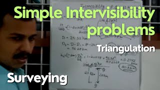 Simple Intervisibility problems : Triangulation : Surveying