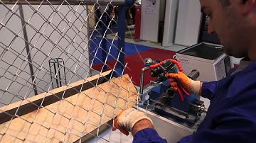 KMS 1200 Semi Automatic Chain Link Fence Machine