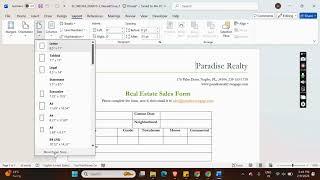 Shelly Cashman Word 365 | Module 10: End of Module Project 1 Paradise Realty #shellycashman