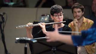Ayal Adler - Before dawn
Ayal Adler - Before dawn
Meitar Ensemble:
Hagar Shahal - flute
Nir Marom - clarinet
Nadav Cohen - bassoon
Talia Herzlich - violin
Yoni Gotlibovich - cello
Amit Dolberg - piano
Carmel Curiel - conductor
Project ‘20 / 20’ - Miniature tributes to Meitar Ensemble’s 20th anniversary, premiere
Live recording, 4.5.2024 Studio Annette Tel Aviv
Audio by David Louria
Video by Omri Abram Ayal Adler - Before dawn