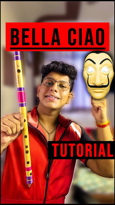 Bella Ciao FLUTE TUTORIAL | Flute notation | Flute lesson | Flute notes | Beginners | Easy Song