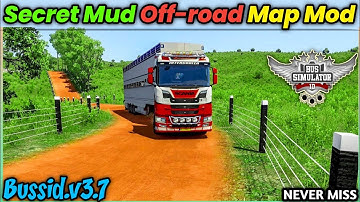 New Secret Mud Off-road Map Mod Bussid 3.7 for bus simulator indonesia by AS gaming 295