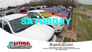 It's Test Drive Saturday at Lithia CJDR of Bryan!