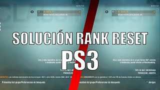 [SOLUCION] Error COD Black Ops RANGO RESETEADO EN PS3