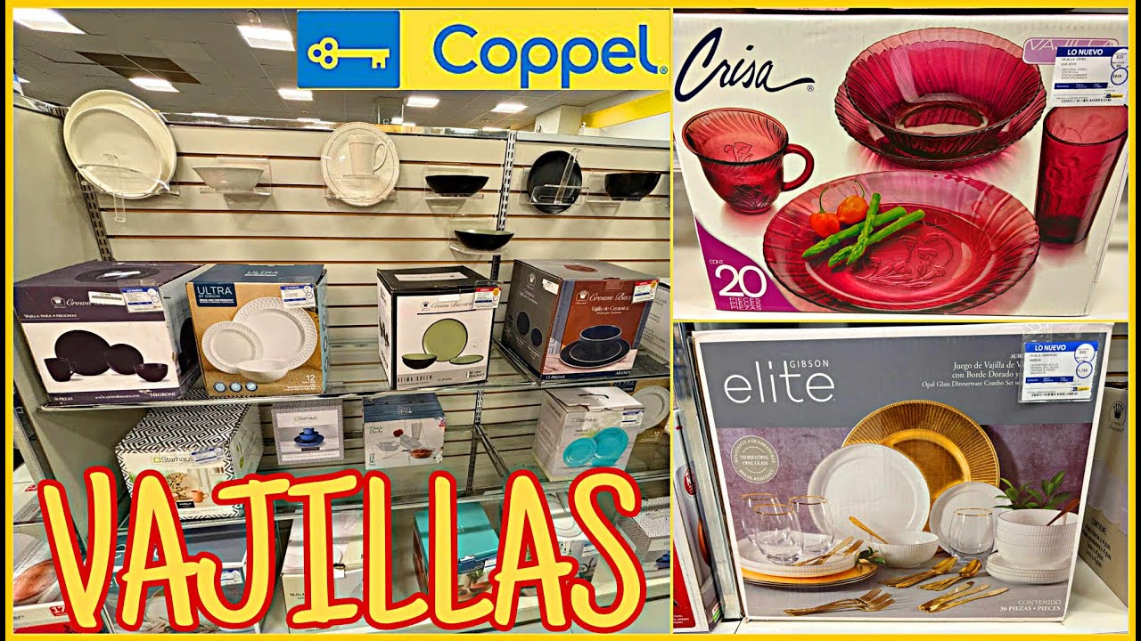 VAJILLAS DE CERÁMICA 🍽️ EN COPPEL 🤑💙