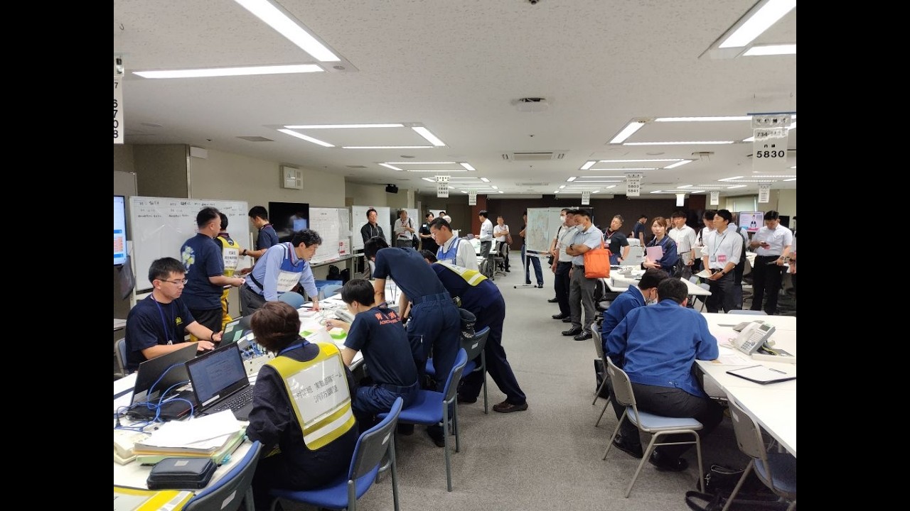 令和7年度青森県国民保護共同図上訓練（青森市）