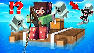 Stuck On A Haunted Raft In Minecraft Tagalog