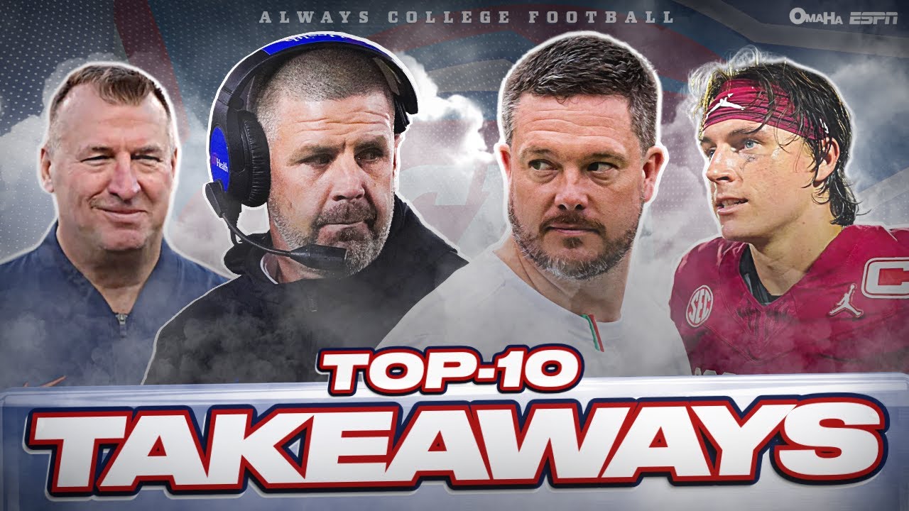 McElroy’s Top 10 Takeaways from Week 2! | Always College Football