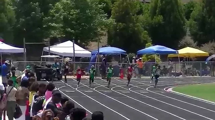 12yr Gabriel Ervin 25.02s 200m Finals USATF Georgi...