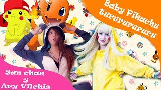Baby Pikachu Turururur Sing And Dance Pokemon Songs San Chan Ft Ary Vilchis