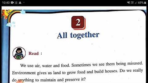 Standard : 5 [ unit 2 All together]