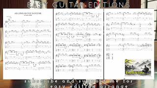 As long is you love me by Backstreet boys easy guitar edition