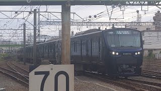 【豪快なジョイント音！】相鉄12000系12103編成 136M 各駅停車 新宿行 花月園前踏切通過！[2024.05.12(日)]