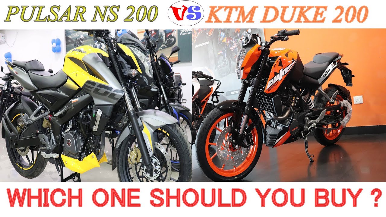 2019 Bajaj Pulsar NS200 VS KTM Duke 200 Full Comparison