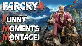 Far Cry 4 Funny Moments - Crocodile Dundee, Angry Rhino, Reckless Driving!