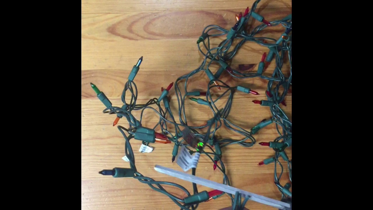 How To Recycle Holiday Lights!!!!! YouTube