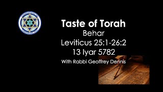 Taste of Torah - Behar