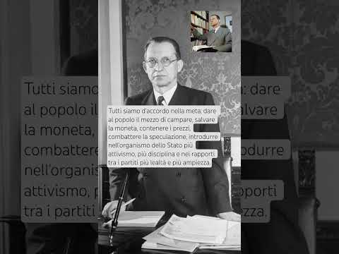 Video Alcide De Gasperi