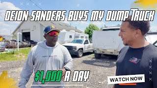 OWNER OPERATOR DEION SANDERS PAYS CASH FOR DUMP TRUCK (COACH PRIME) | $1000 A DAY IN A DUMP TRUCK? by Them Jennings Boys 3,252 views 9 days ago 44 minutes