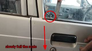 How To Open Maruti 800 Door Open Without Key, Maruti 800 Key Inside