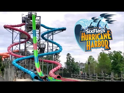 Video: 8 Los mejores viajes en Hurricane Harbor de Six Flags New Jersey