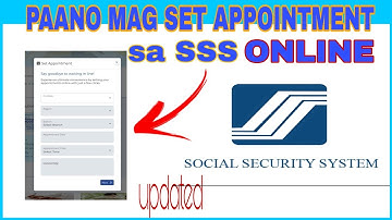 PAANO MAG SET NG APPOINTMENT SA SSS ONLINE | NEW SSS UPDATED
