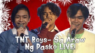 TNT Boys- Sa Araw Ng Pasko live at the Star Magic Christmas Celebration- WE ARE SO PROUD!