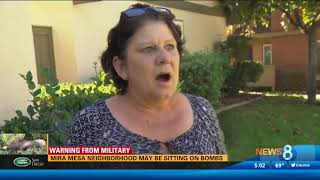 KFMB-SD: Mira Mesa Neighborhood May Be Sitting on Bombs