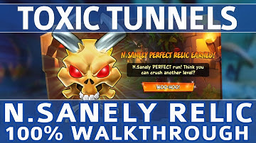 Crash Bandicoot 4 - Toxic Tunnels 100% Walkthrough - N.Sanely Perfect Relic (All Gems & Crates)