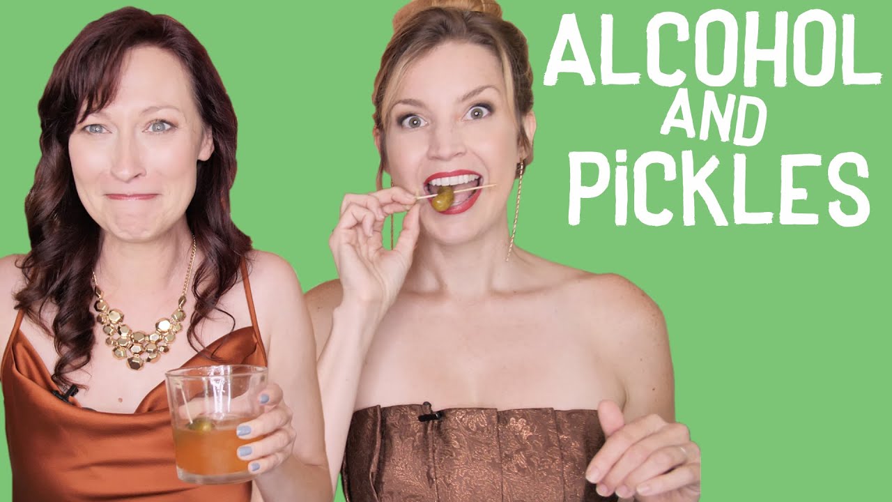 Pickles Soaked in Alcohol & Pickled Whiskey Cocktail YouTube