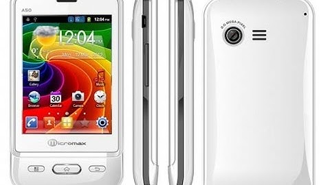 Micromax A50 Hard Reset and Forgot Password Recovery, Factory Reset